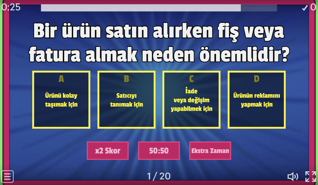 Bilinçli Tüketici Testi